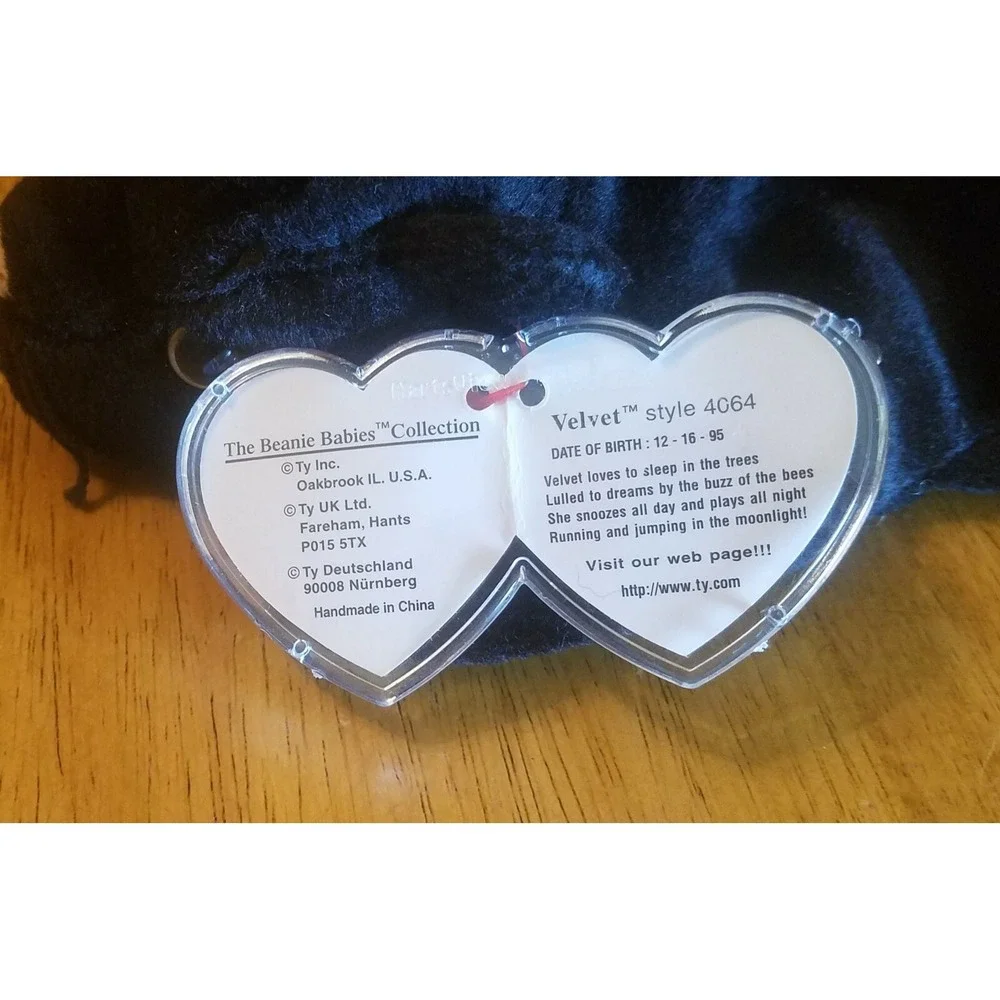 Ty Beanie Babies - Velvet the Panther style 4064 (1995)